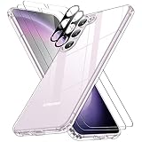 SPIDERCASE Designed for Galaxy S23 Case, [10 FT Military Grade Drop Protection] [Crystal Clear] 2 Pa