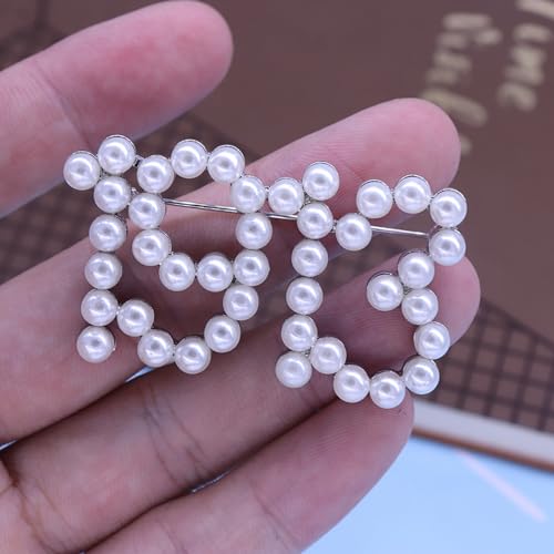 Image of Paraphernalia Gift Sorority Women GreeK Letter Delta DST Society Pearl 1913 Brooch Pin Jewelry