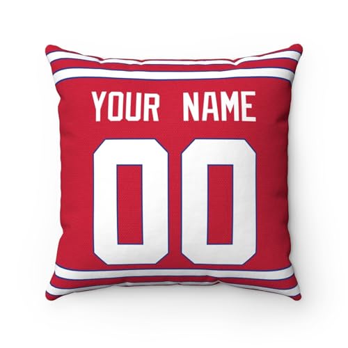 Image of ANTKING Throw Pillow 2 Pack Custom Any Name and Number Personalized Gift for Men Women Boys