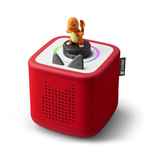 tonies Bundle, Toniebox 2 (Rot) mit Pokémon Hörfigur Glumanda, Hörspiel- &amp; Musikspaß für Kinder ab 5 Jahren