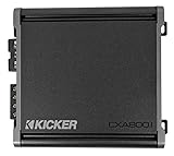 Kicker 46CXA8001T CX Series 1600 Watt Max Power Class D Amp Monoblock Car Audio Sub Vehicle Amplifier, Black