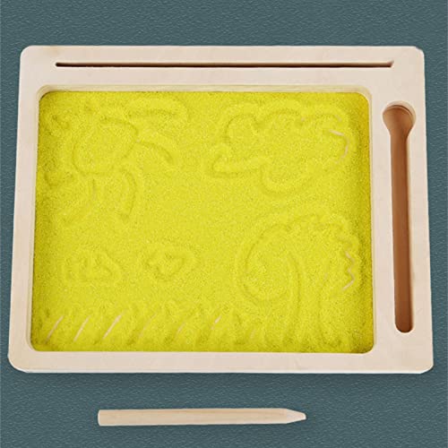 Bandeja de rastreamento de areia,Bandeja de areia de formação de letras com suporte de Flashcard e F