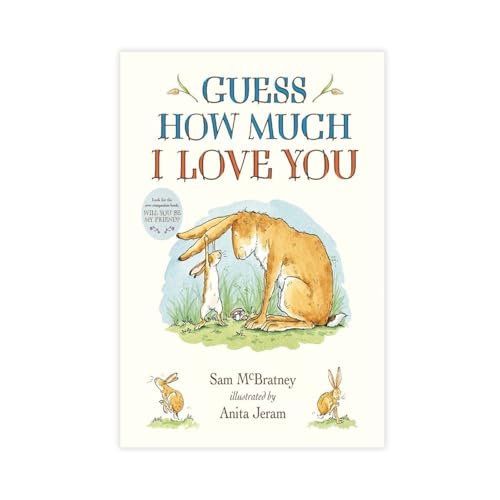 BMtyDG Guess How Much I Love You Book Canvas Poster