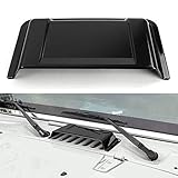 UV-Schutz, Kapuzenschaufel aus hochwertigem ABS, leicht und langlebig. 100% Produktqualitätssicherung. Die Jeep-Luftauslassabdeckung ist so konzipiert, dass der Fahrgastraum maximal belüftet wird.