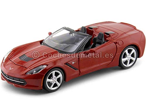 2014 Chevrolet Corvette C7 Convertible 1/24 by Maisto 31501 by Maisto (31501RD), Red and Black