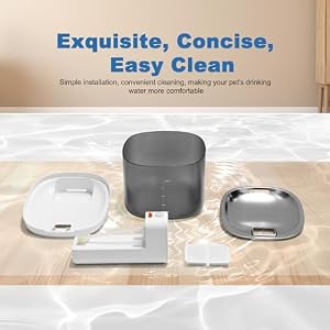 Cat Water Fountain 105oz/3L Pet Water Fountain - Quiet Dog Water Fountain with Water Level - Flowing Water to Provide Fresh Water- No Sputter, Easy Cleaning, Suit for Pets Waterer (white, E-3L) Cat Water Fountain 105oz/3L Pet Water Fountain – Quiet Dog Water Fountain with Water Level – Flowing Water to Provide Fresh Water- No Sputter, Easy Cleaning, Suit for Pets Waterer (white, E-3L)