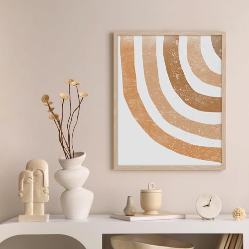 16x24 Oak Wood Picture Frame - Minimalist 16x24 Poster Frame, 16"x24" Frame Wood, Natural Solid Wooden Picture Frames for Wall Art Photo and Prints(3 Pack, Beige)