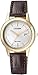 Price comparison product image Citizen Womens Analogue Quartz Watch with Leather Strap FE1083-02A