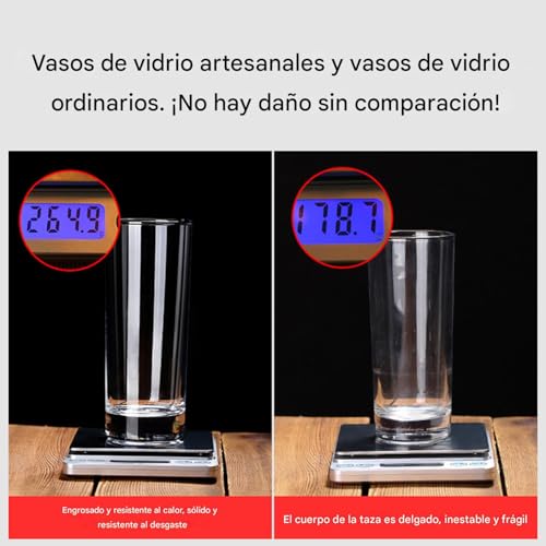 Verres classiques transparents lot de 6 contenants réutilisables 290 ml