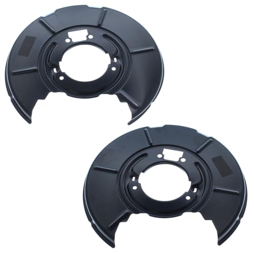 XYZ Parts Rear Brake Brake Disc Dust Shields Splash Guards Covers Compatible with BMW 3 Series E46 Coupe 1999-2007 Drivers & Passengers Side Replacement