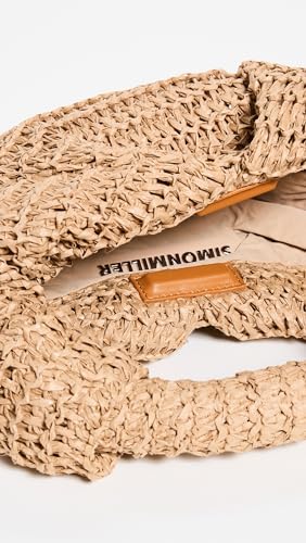 SIMONMILLER Raffia Lopsy Bag
