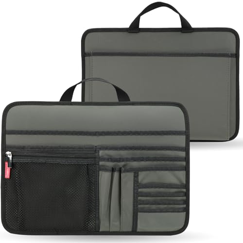 Baggex Large Briefcase Organizer for Files, Laptop, Grey