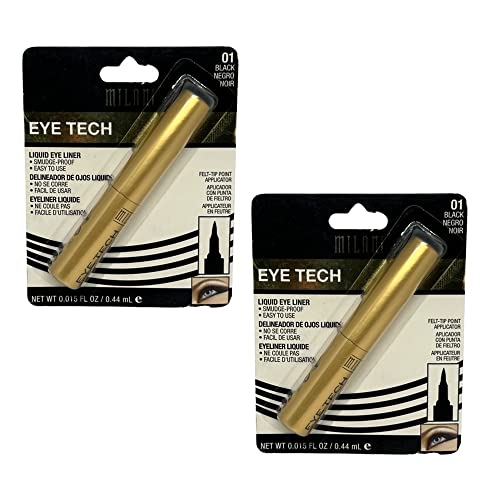 Milani Eye Tech Delineador Líquido Negro 2 unidades miniatura 1
