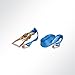 Produktbild LYSEL® Ratschengurt Zurrgurt Spanngurt 2-teilig blau 7500kg 9m