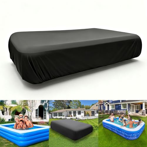 Bâche de piscine gonflable rectangulaire 130x183 couverture étanche extérieure - 2