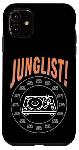 Junglist Music Drum And Bass Dance Rave DJ Costume Giradischi Custodia per iPhone 11