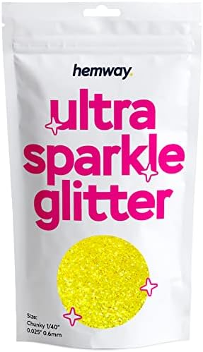 Hemway Premium Ultra Sparkle Glitter Multi Purpose Metallic Flake for Arts Crafts Nails Cosmetics Resin Festival Face Hair - Mother of Pearl Iridescent - Ultrafine (1/128" 0.008" 0.2mm) 100g / 3.5oz