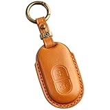[smasol] YKK適合 新型 リモコンキー 高級 本革 キーケース ポケットキーカバー YKK適合 キーカバー YKKAP適合 玄関ドア スマートキーケース 本革キーケース スマートコントロールキー (リモコンキー 3D高級, キャメル)