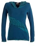 Zipfelkapuzenshirt mit farblich abgesetztem Saum