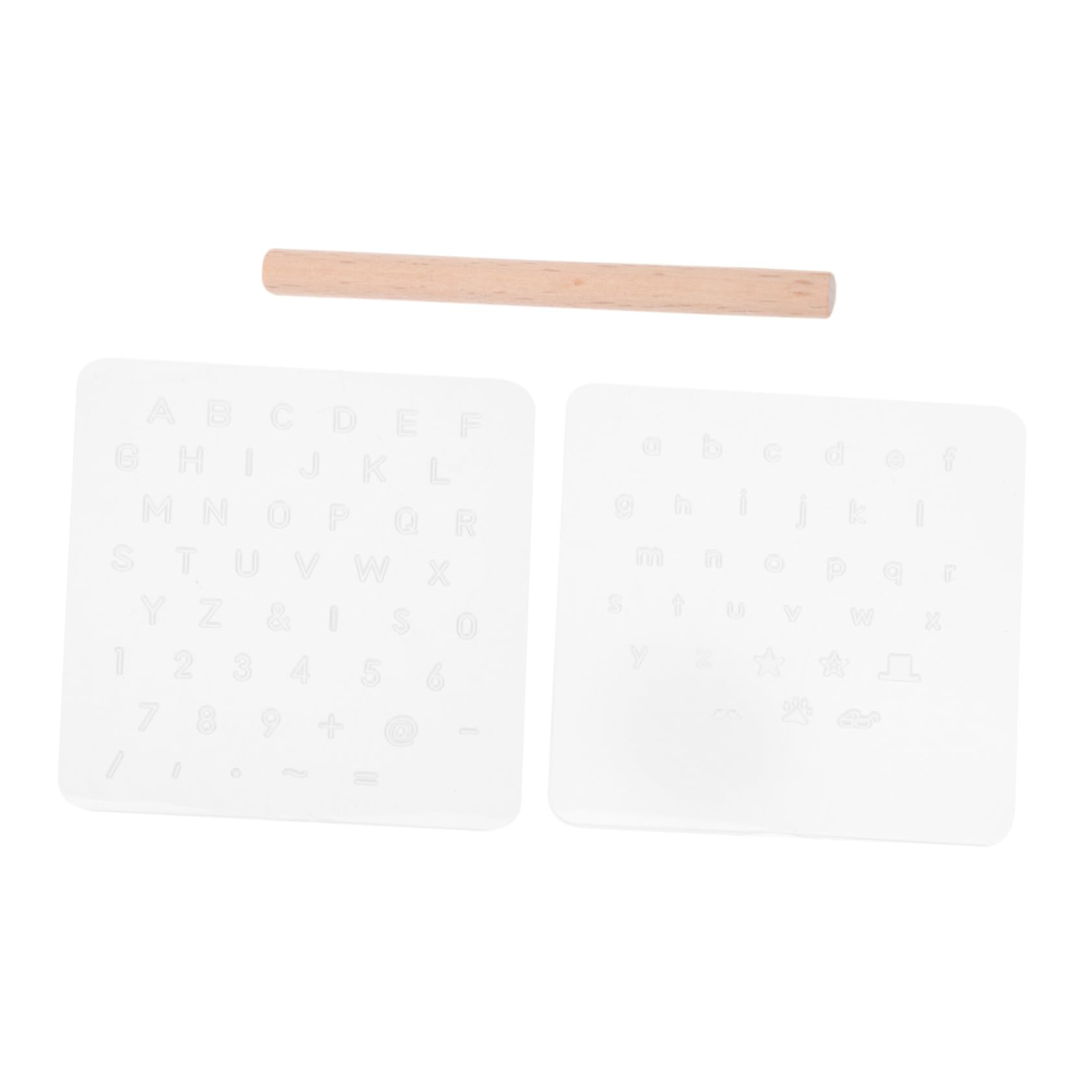 Beatifufu 1 Set Leather Alphabet Stamp Tool Leather Craft Letter Press Stamp Set for Crafts Making