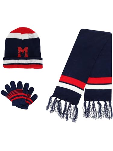Image of Boy's One Size Fits Most Sport Soccer Hat Gloves and Scarf Winter Set