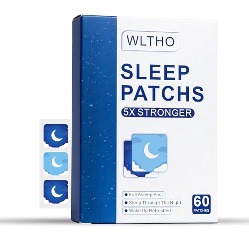 WLTHO 60ct Extra Strength Deep Sleep Patches for Adults - All Natural Sleep Patches Stickers with...