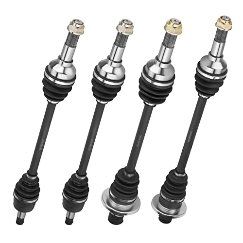 Image of Front Rear Left and Right ATV CV Axles Drive shaft Assembly Set for Yamaha Rhino 700 2008 2009 2010 2011 2012 2013 - Full Set