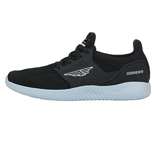Image of Red Tape Men Black Walking Shoes