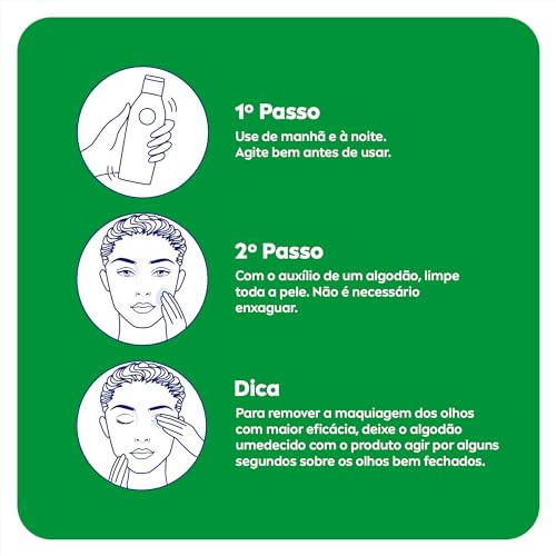 NIVEA Água Micelar Solução de Limpeza Facial 7 em 1 Efeito Matte 200ml - Fórmula poderosa com efeito