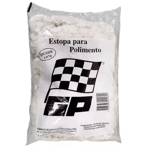 Estopa Branca para Limpeza e Polimento 400g