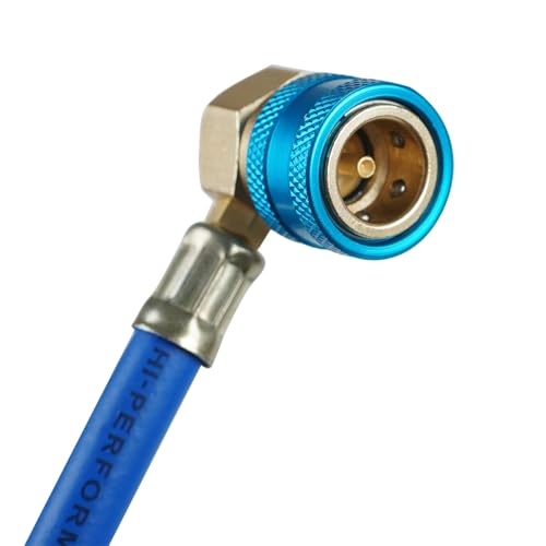 BACOENG R1234YF Refrigerant Charge Hose Kit with Gauge, 1234yf Recharge Kit with 1/2 Self-Sealing Can Tap Opener and Quick Coupler, for Auto Air Condition System by BACOENG - Used condition - Image 2