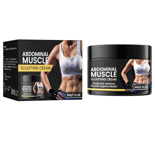 KOAHDE Crema de Adelgazamiento Unisex,Adelgazar Abdominal,Crema Quema Grasa Vientre,Caliente Vientre,Reafirmante Para Los Músculos,Quema Grasa Abdominal,30G