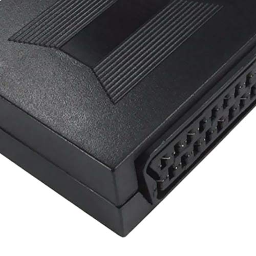 Almencla Female Socket to Socket 21 Pin SCART Joiner Coupler Adapter Join Two Scart Cables Together
