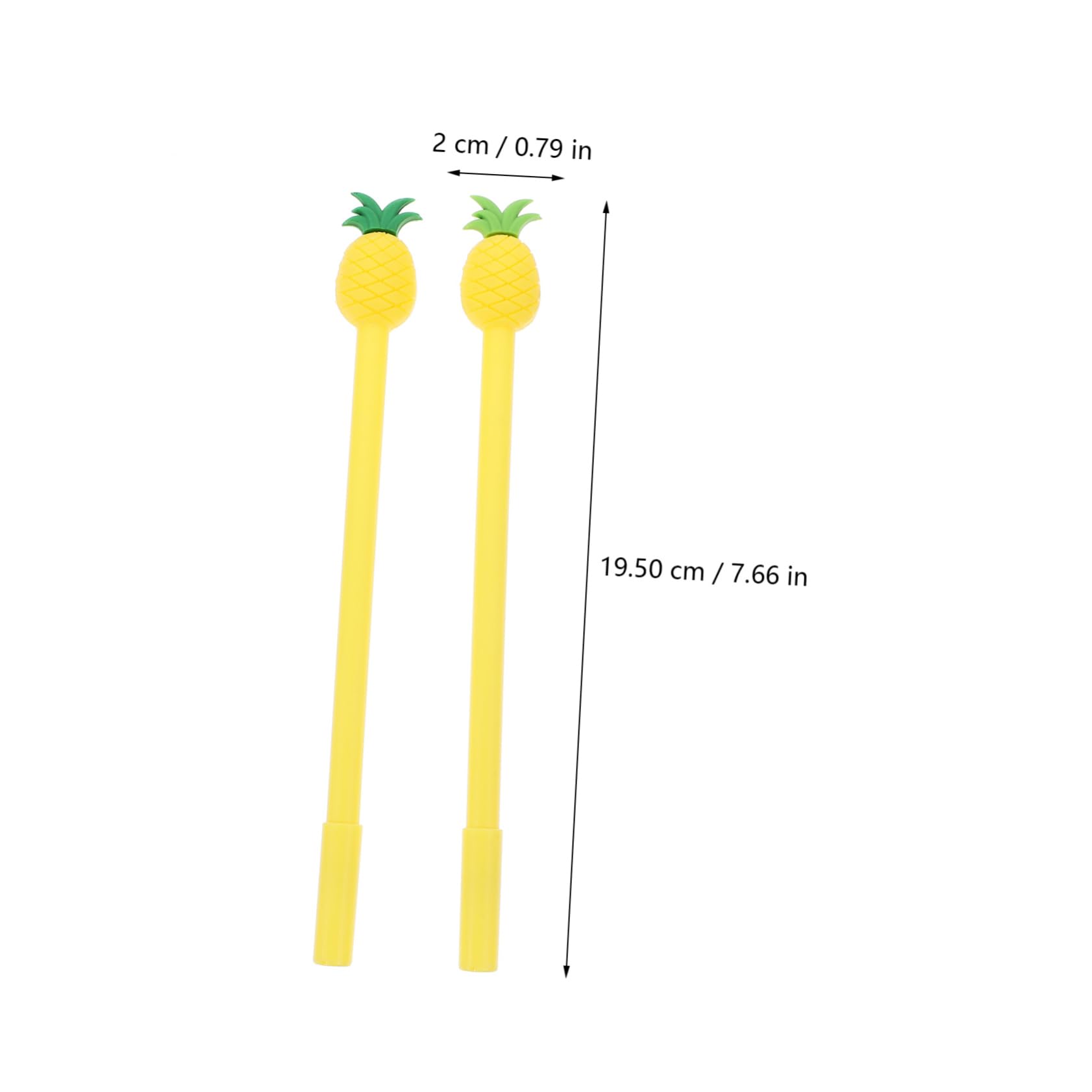 Didiseaon 24pezzi Penna Sfera Forma Di Ananas Da Cancelleria Per Studenti Accessori Divertenti Per Casa e Ufficio