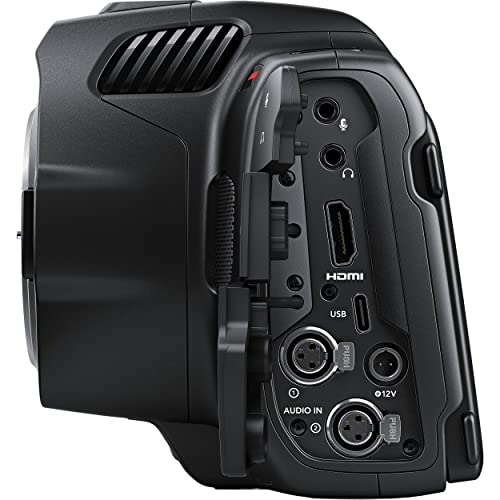 Image of Blackmagic Design Pocket Cinema Camera 6K Pro (CINECAMPOCHDEF06P) - Bundle Includes Two (2) Additional NP-F570 Batteries, Dual Battery Charger, and SolidSignal Microfiber Cloth