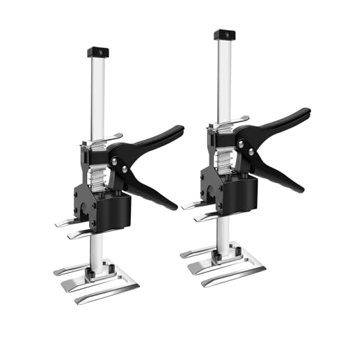 Labor Saving Arm Brick Lifter Hand Lifting Home Tool Door Cabinet Jack Clamp Labor Saving Arm Tool 2PCS Hand Jack Lift Wall Tile Locator Men'S Labor-Saving