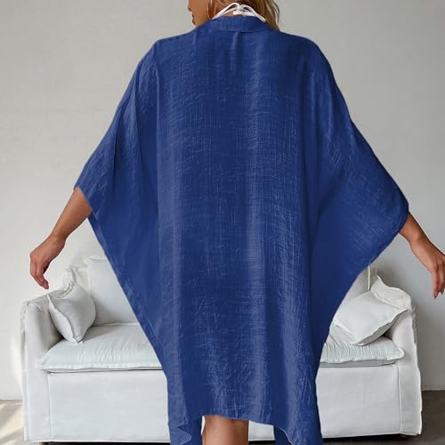 Vestidos de playa mujer con protector solar y algodón 7