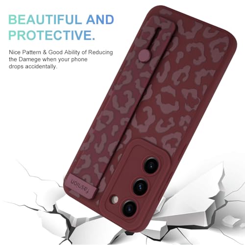 Image of Compatible with Samsung Galaxy S23 Plus Case with Strap Wrist