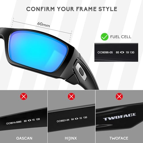 Image of Polarized Replacement Lenses for Oakley Fuel Cell