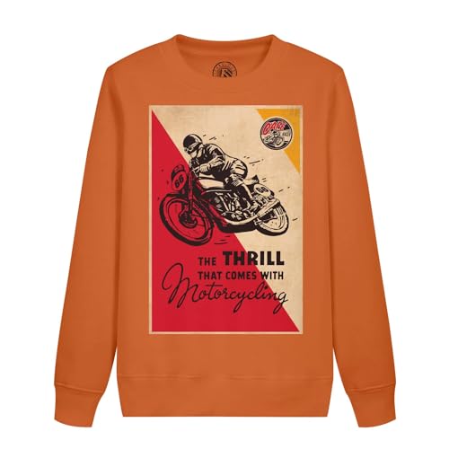 Sweatshirt enfant motorcycling idée cadeau originale pour anniversaire