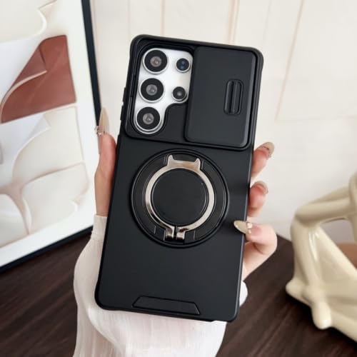 Étui magnétique Galaxy A14 5G noir coque idéale pour trajets en voiture et vidéo