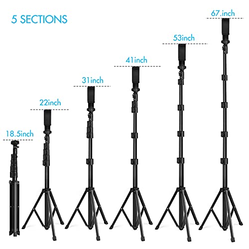 Trépied smartphone 157 cm SCRUBY avec support de fixation pour téléphone