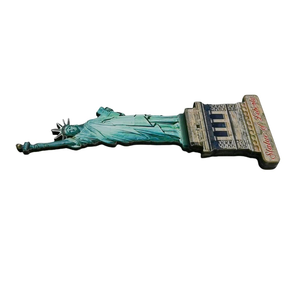 Statua Wolności Nowy Jork USA magnes na lodówkę pamiątka podróż lodówka dekoracja magnetyczna naklejka rzemiosło 3D