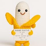 Banane Positive© | Cadeau Fun & Vitaminé | Peluche Souriante |...