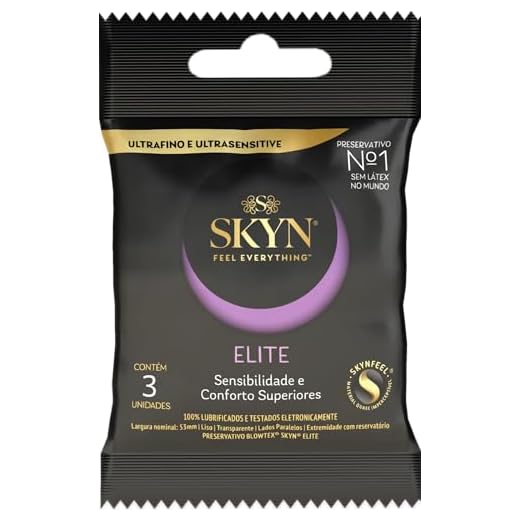SKYN Preservativo Elite Com 3 Unidades