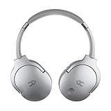 Avenzo - Auriculares Inalámbricos, Modelo AV612, con Bluetooth, Cómodos y Adaptables, Auriculares con Micrófono, Auriculares Inalámbricos Diadema, Color Plata