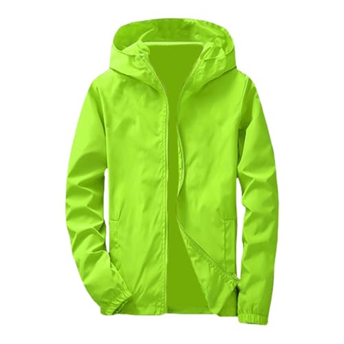 Regenjacke Herren Outdoor Softshelljacke Wasserdicht Outdoorjacke Dünne Leichte Sommerjacke mit Kapuze und Taschen Reißverschluss Sport Faltbar Funktionsjacke Wanderjack Übergangsjacke Übergröße S-6XL Regenjacke Herren Outdoor Softshelljacke Wasserdicht Outdoorjacke Dünne Leichte Sommerjacke mit Kapuze und Taschen Reißverschluss Sport Faltbar Funktionsjacke Wanderjack Übergangsjacke Übergröße S-6XL