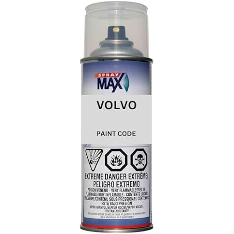 Collision Quest Factory Matched Automotive Spray Paint for Volvo Automobiles (717 Onyx Black, Solvent) Cover