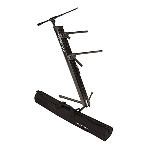 Ultimate Support APEX AX-48 Pro Plus Keyboard Stand w/ Boom Attachment, Ulti-Boom, and Professional Tote