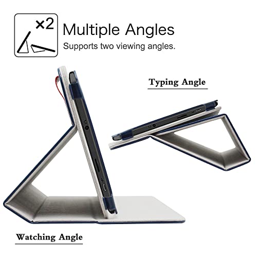 LiuShan Detachable Keyboard Standing PU Leather Cover Case for 8" Sunshine T1 Elite/Foxx T8/Qlink Scepter 8/Sky Devices Elite OctaX/T8 Plus/Xmobile X8/Hyundai Hytab Plus 8WB1,Blue by LiuShan - Used condition - Image 5